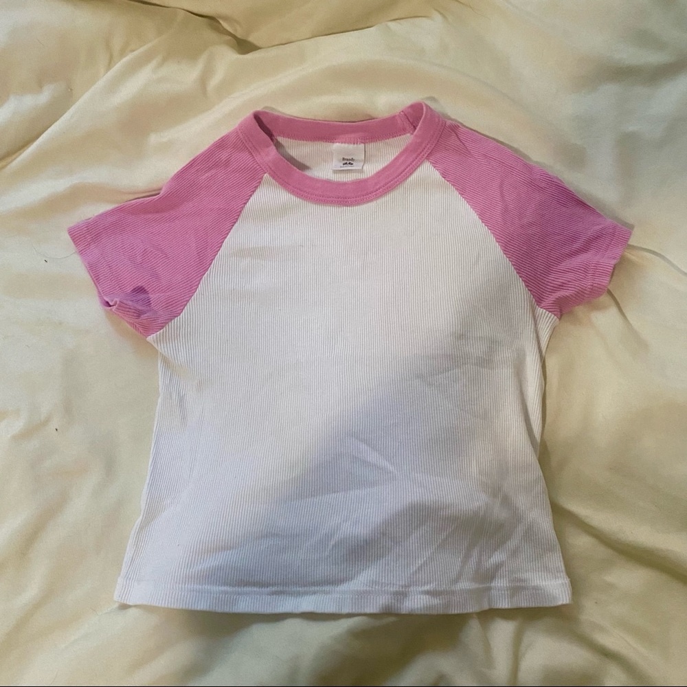 Brandy Melville pink tee